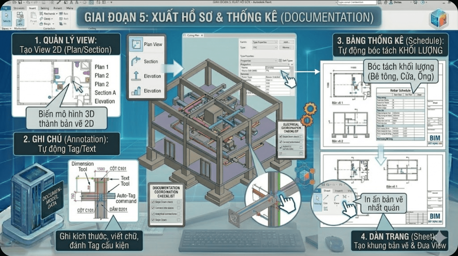 GIAI ĐOẠN 5 - XUẤT HỒ SƠ BIM - BÀI TOÁN THỐNG KÊ