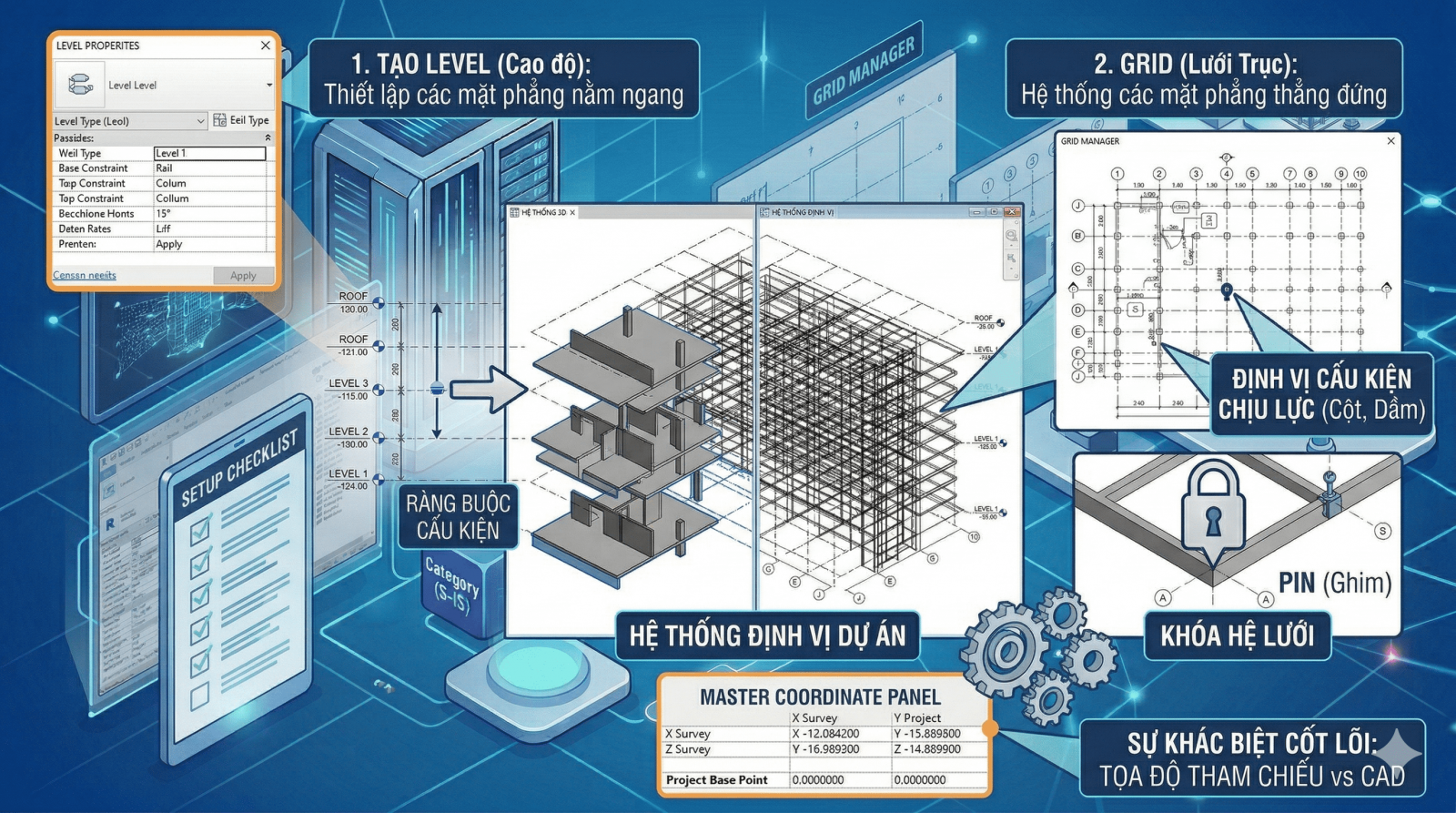 Thiết lập dự án BIM (Project Setup)