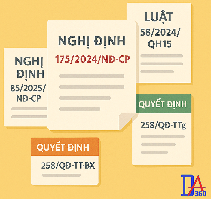 Căn cứ pháp lý hỗ trợ phần mềm
