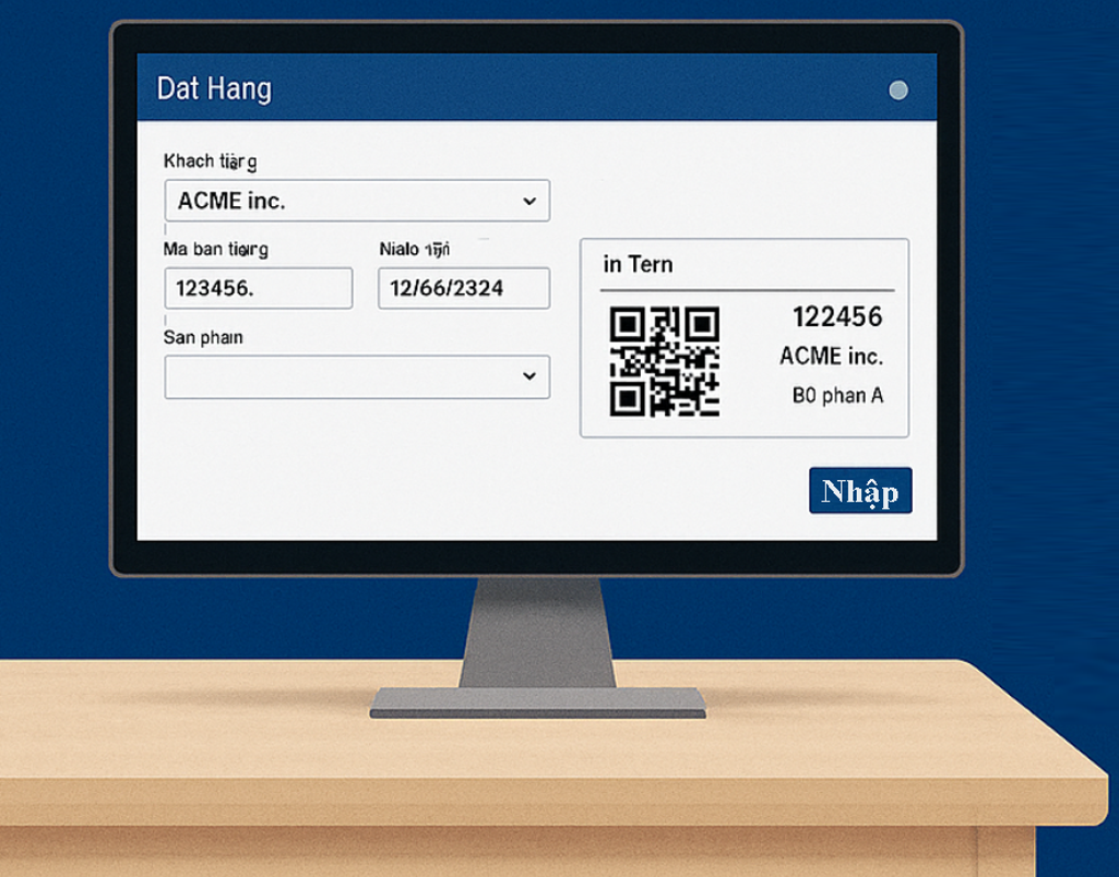 Demo theo quy trình thật 