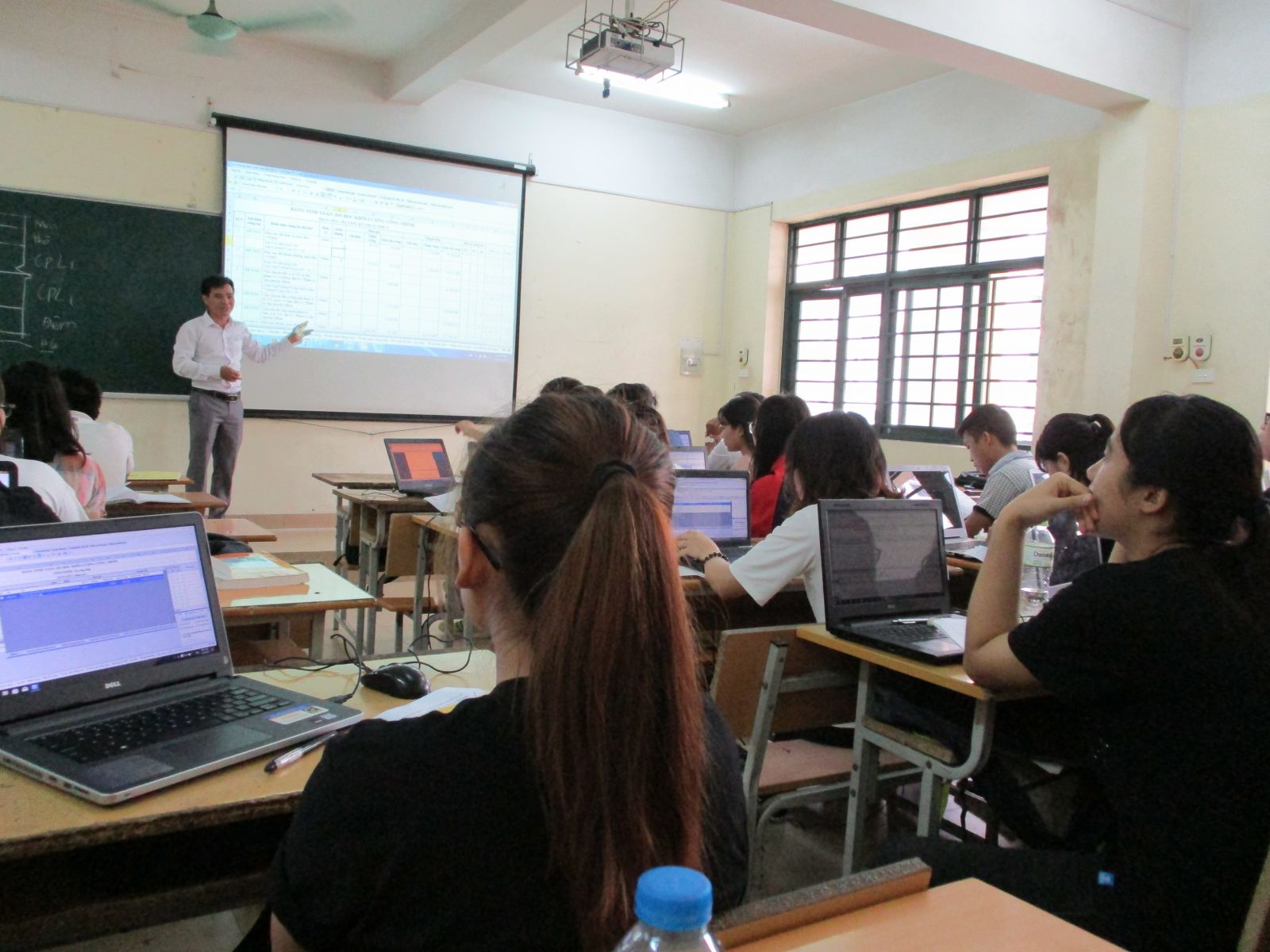 Lớp dự toán F1 trong Đại học giao thông Hà Nội