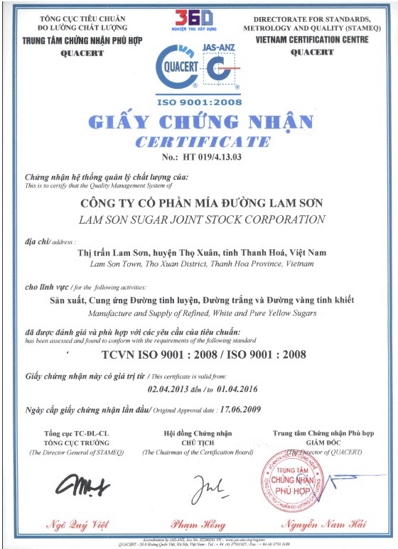 Giấy chứng nhận hợp Quy CQ theo quy định