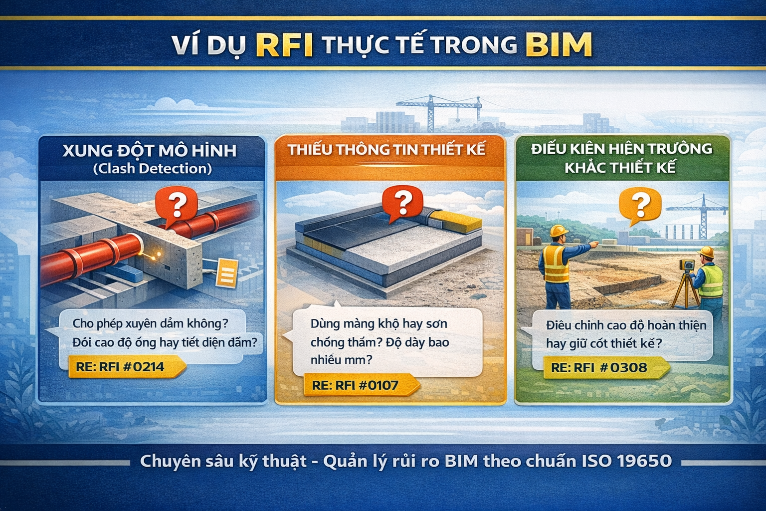 Ví dụ RFI thực tế trong BIM