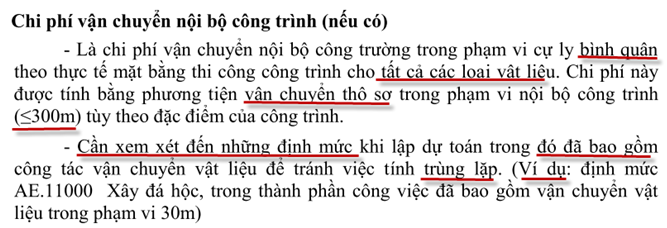 Chi phi van chuyen noi bo theo TT09.2019