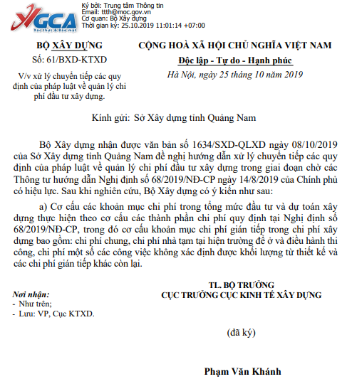 Hướng dẫn hướng dẫn nghị định 68/2019/NĐ-CP chi tiết nhất tạm thời khi chưa có Thông Tư hướng dẫn