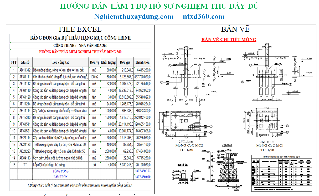 Tổng hợp các video hướng dẫn phần mềm nghiệm thu xây dựng 360