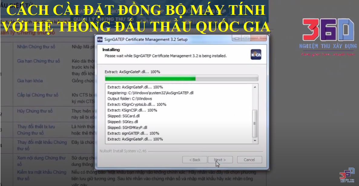 Hướng dẫn cài đặt phần mềm, chế độ tương thích đấu thầu qua mạng 2020