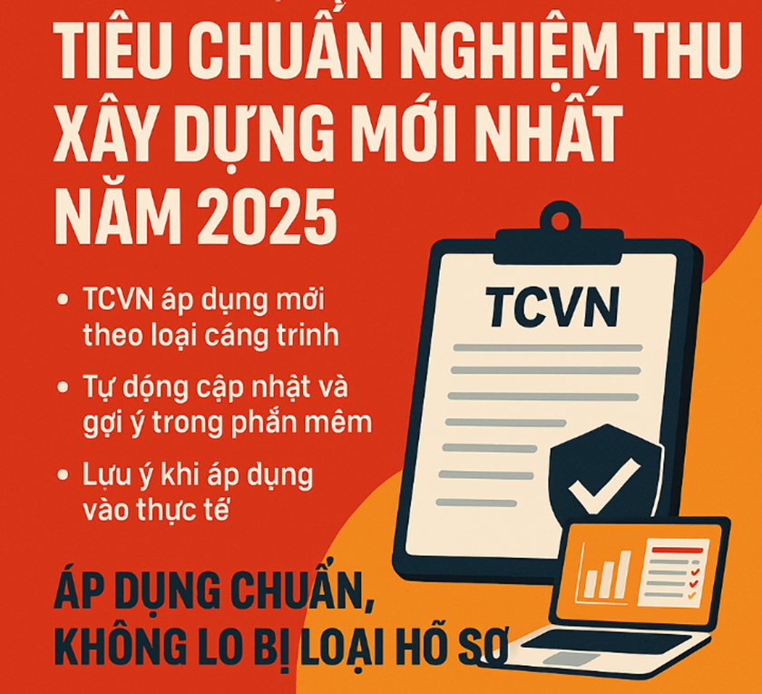 Cập nhật các tiêu chuẩn nghiệm thu xây dựng mới nhất năm 2025