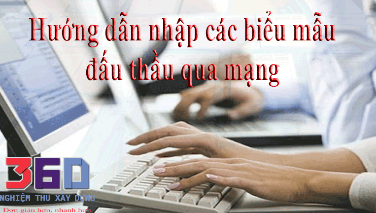 Hướng dẫn nhập các biểu mẫu đấu thầu, Dự thầu qua mạng (Hoàng Tuấn)