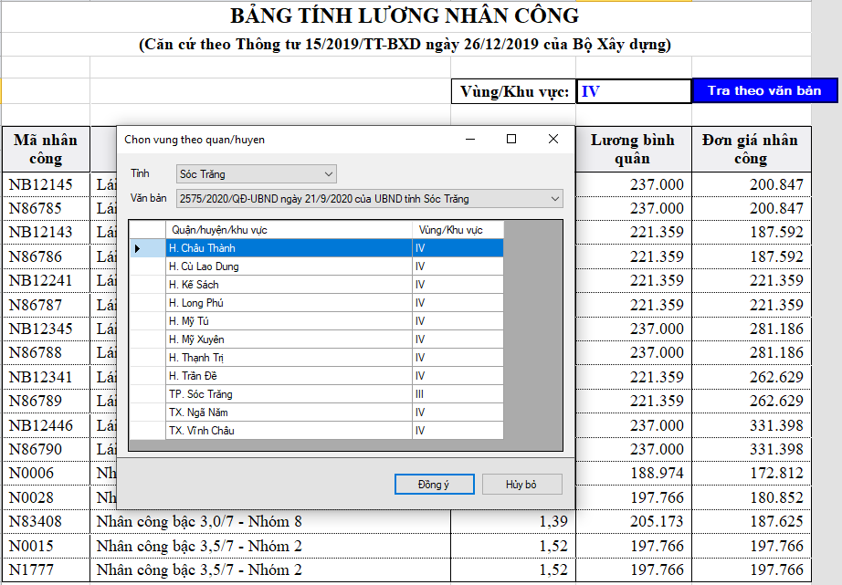 Hướng dẫn dự toán Sóc Trăng 2020 theo quyết định 2575/QĐ-UBND ngày 21/09/2020