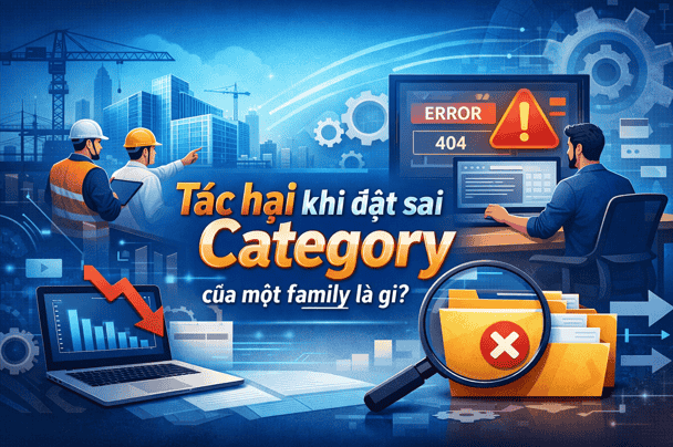 Tác hại khi đặt sai Category của một family là gì?