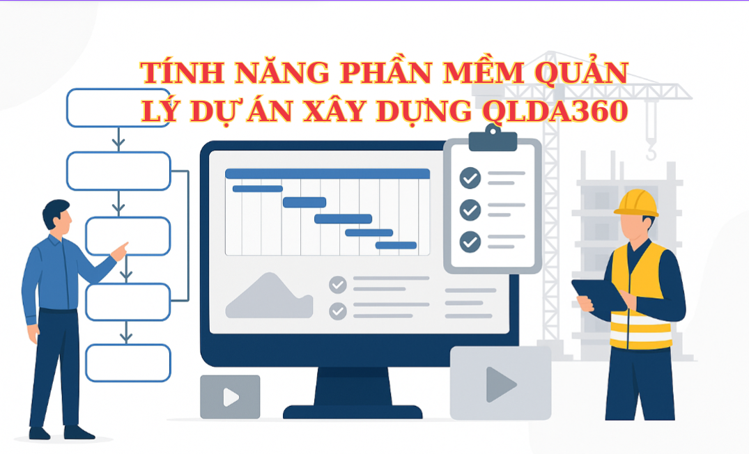 Tính năng phần mềm quản lý dự án xây dựng QLDA360